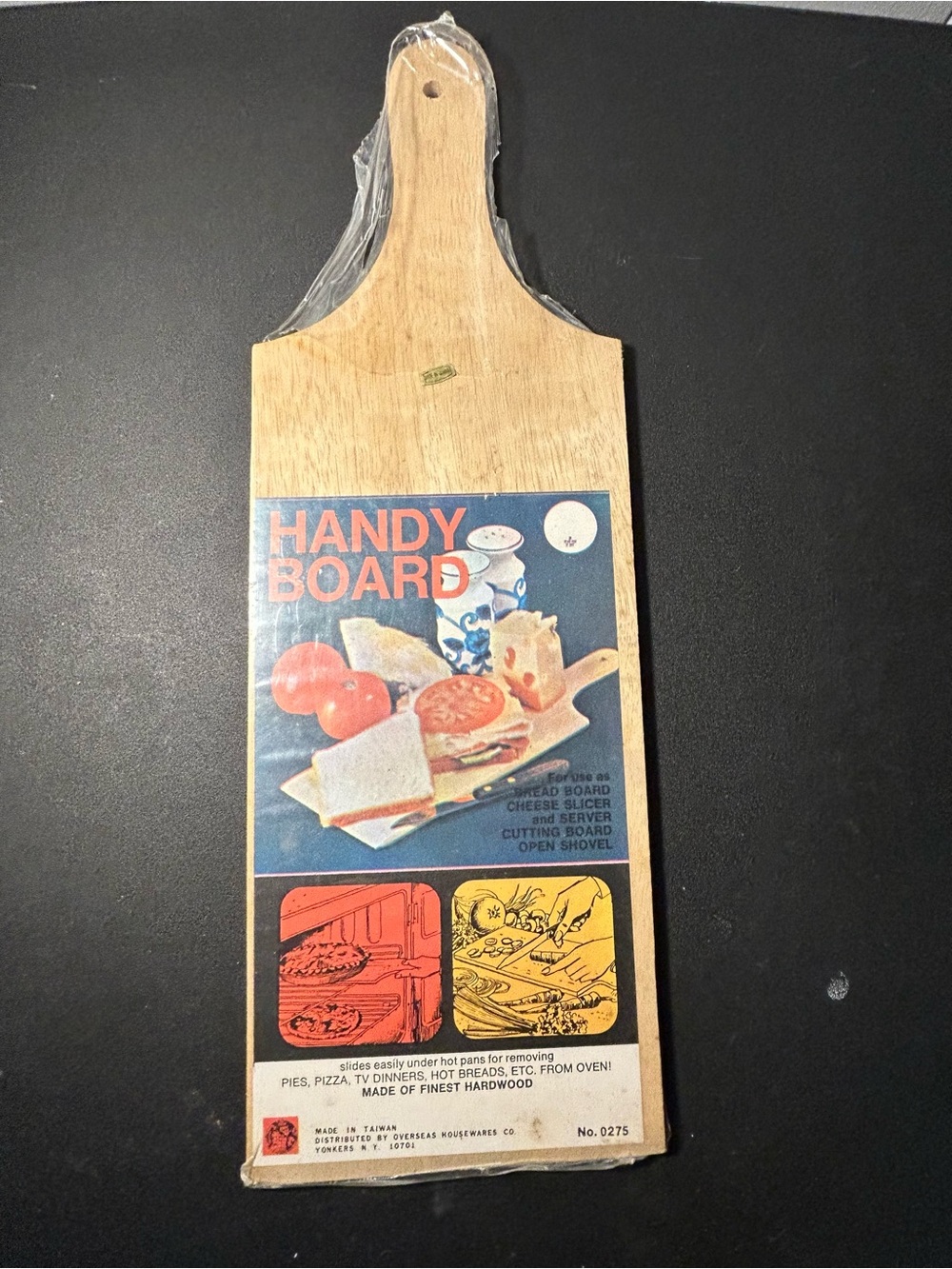 Vintage Handy Board Hardwood Serving & Cutting Board - Natural